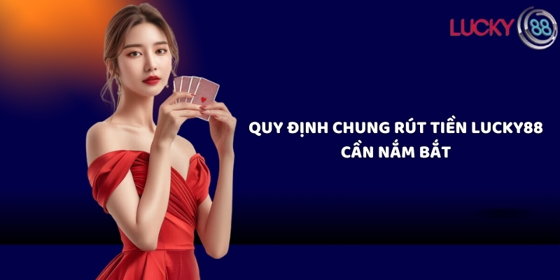 Quy định chung rút tiền Lucky88 cần nắm bắt